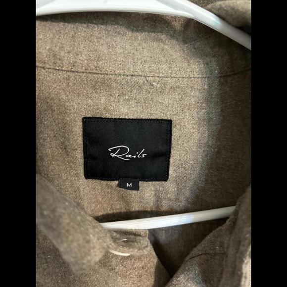 Rails Cotton Longsleeve button down - Picture 2 of 6